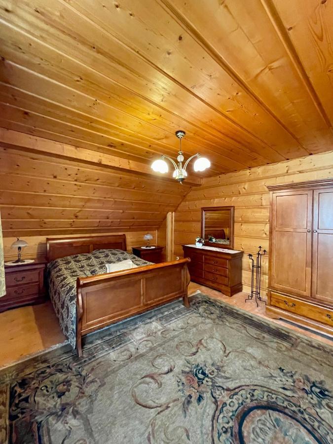 Dom z bali przy szlaku Villa Kasina Wielka Bagian luar foto