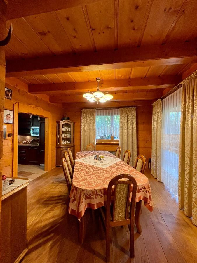 Dom z bali przy szlaku Villa Kasina Wielka Bagian luar foto